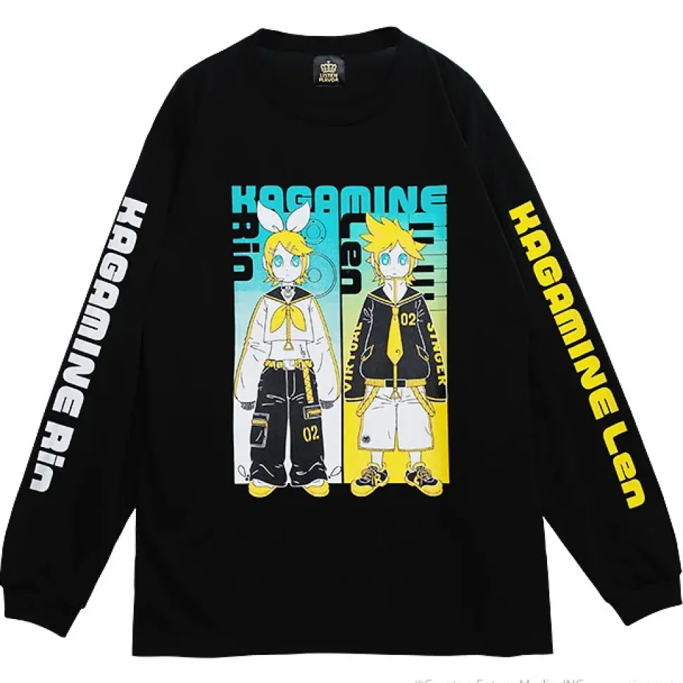 LISTEN FLAVOR Kagamine Rin/Len Long Sleeve T-Shirt