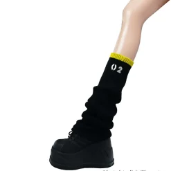 LISTEN FLAVOR Kagamine Rin & Len Knit Leg Warmers Black