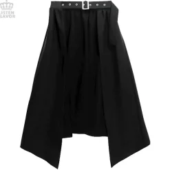 LISTEN FLAVOR Layered Hemline Skirt w/ Shorts