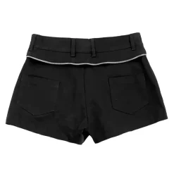 LISTEN FLAVOR Layered Shorts w/ Tulle