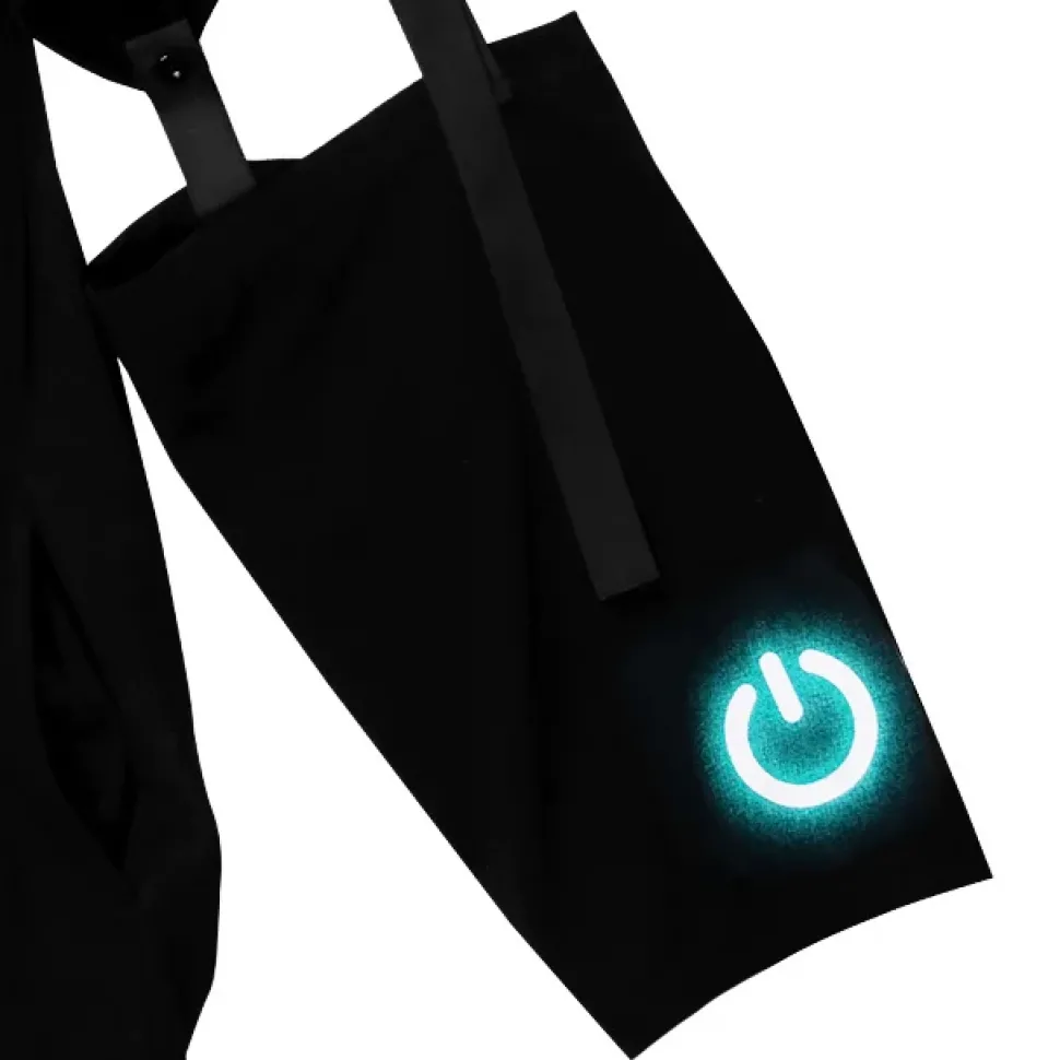 LISTEN FLAVOR LOADING Separate Sleeve Belt Cut Hoodie