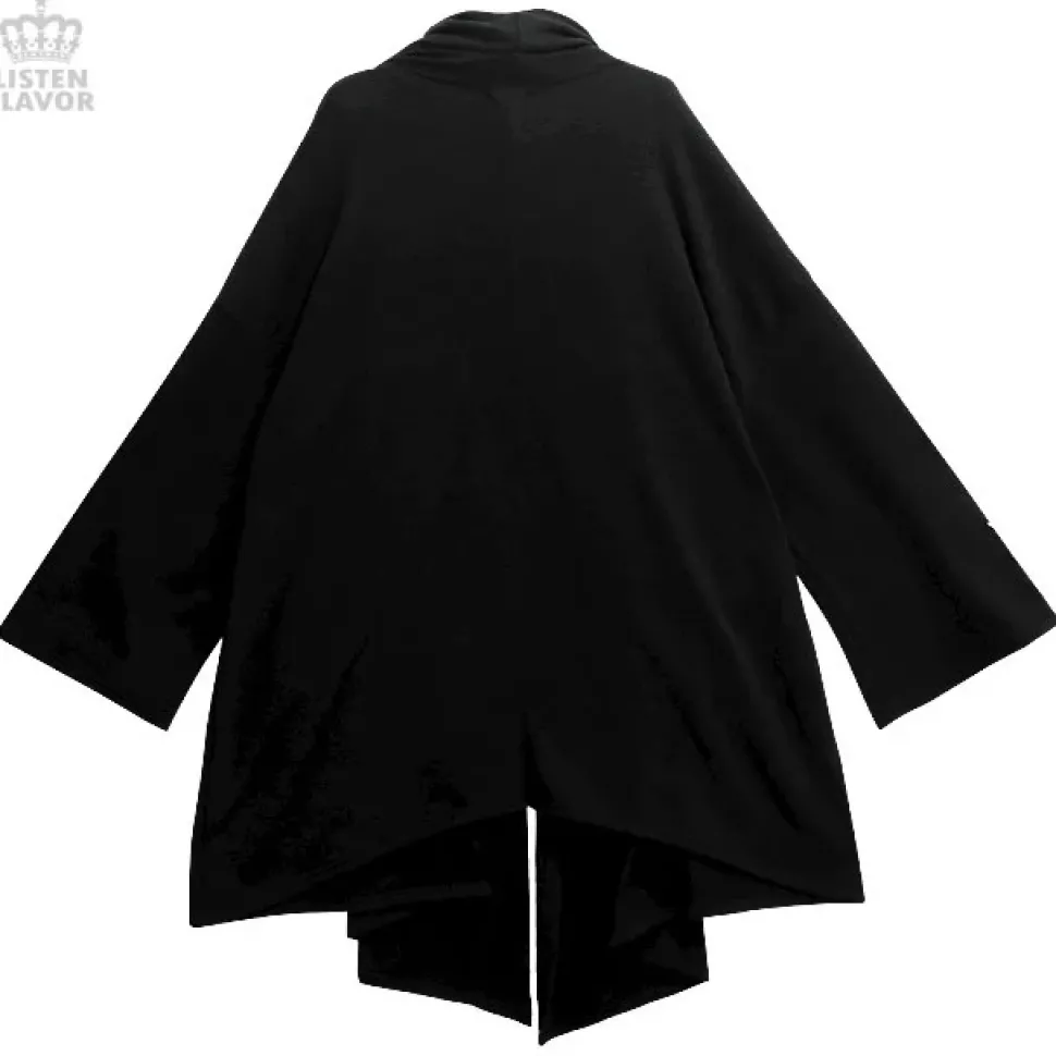 LISTEN FLAVOR Long Knit Robe