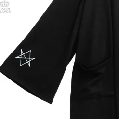 LISTEN FLAVOR Long Knit Robe