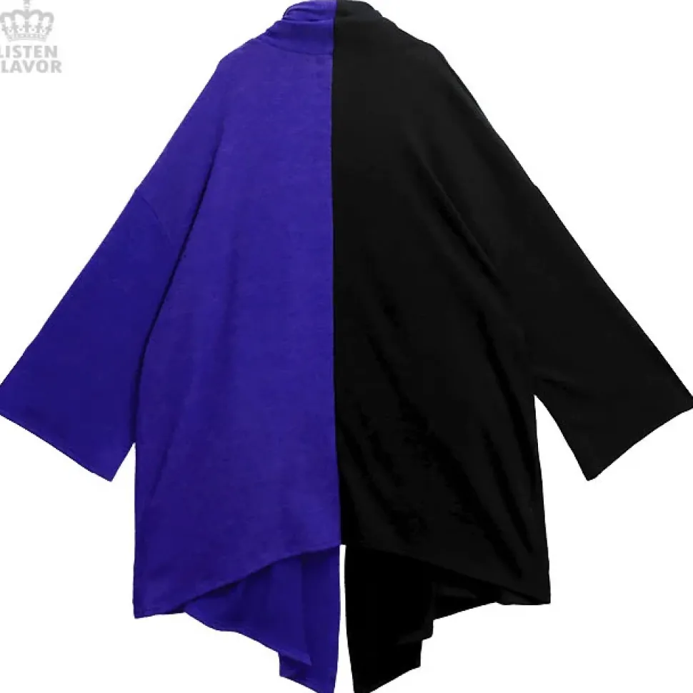 LISTEN FLAVOR Long Knit Robe