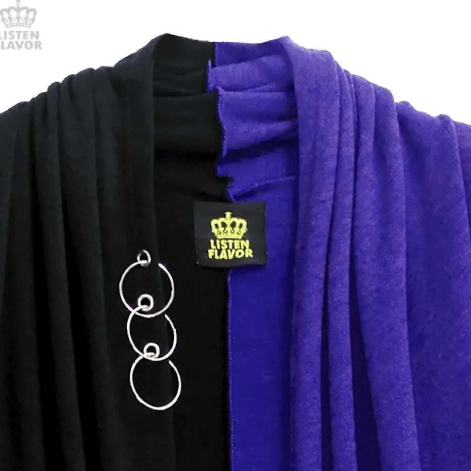 LISTEN FLAVOR Long Knit Robe