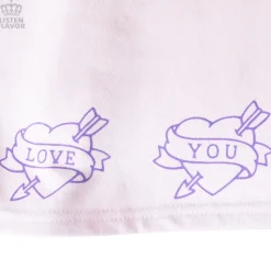 LISTEN FLAVOR Love Heart Lace-Up Circular Skirt