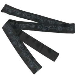 LISTEN FLAVOR Magical Night Black Kimono Robe