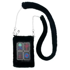 LISTEN FLAVOR Mahjong Fur Shoulder Bag