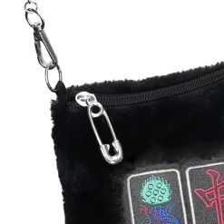 LISTEN FLAVOR Mahjong Fur Shoulder Bag