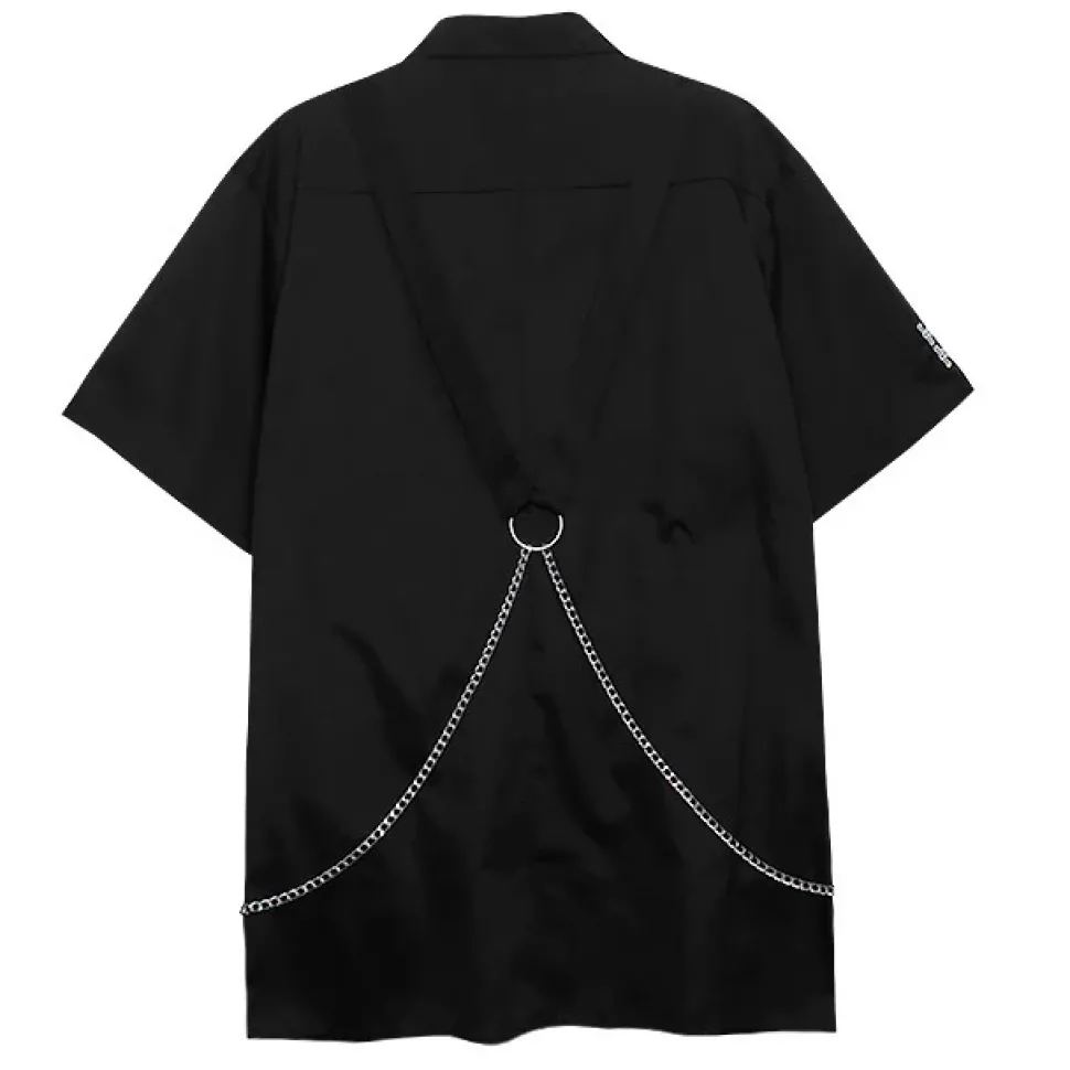 LISTEN FLAVOR Mahjong Short Sleeve Shirt w/ Harness