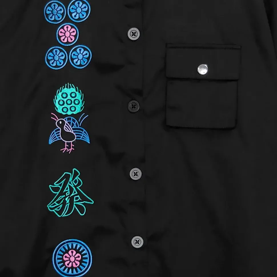 LISTEN FLAVOR Mahjong Short Sleeve Shirt w/ Harness