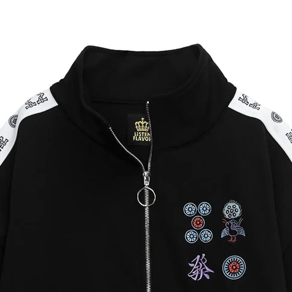 LISTEN FLAVOR Mahjong Short Sleeve Jersey