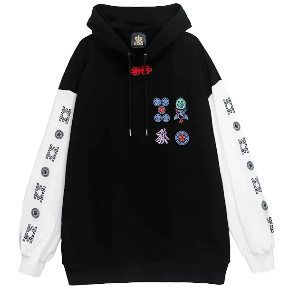 LISTEN FLAVOR Mahjong Tile China Hoodie