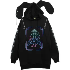 LISTEN FLAVOR Mahjong Usamimi Hoodie