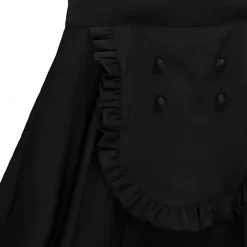 LISTEN FLAVOR Maid-Style Skirt w/ Suspenders