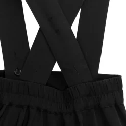 LISTEN FLAVOR Maid-Style Skirt w/ Suspenders