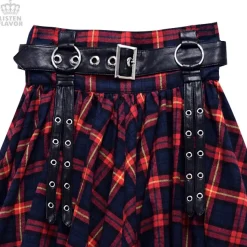 LISTEN FLAVOR Maxi Skirt w/ Harness Belt