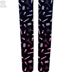 LISTEN FLAVOR Medical Pattern Knee-High Socks (Re-run)