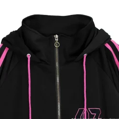 LISTEN FLAVOR Megurine Luka Jersey Hoodie Black