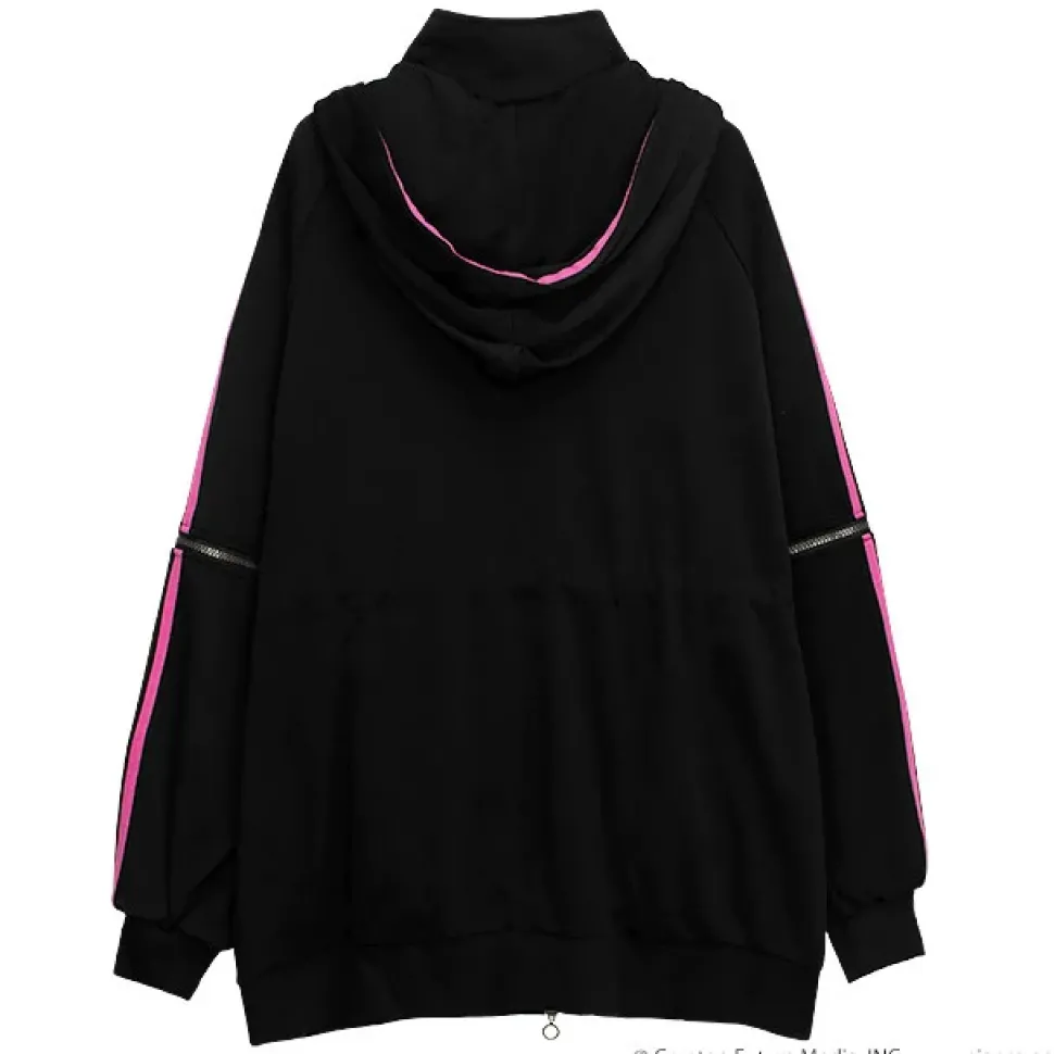 LISTEN FLAVOR Megurine Luka Jersey Hoodie Black