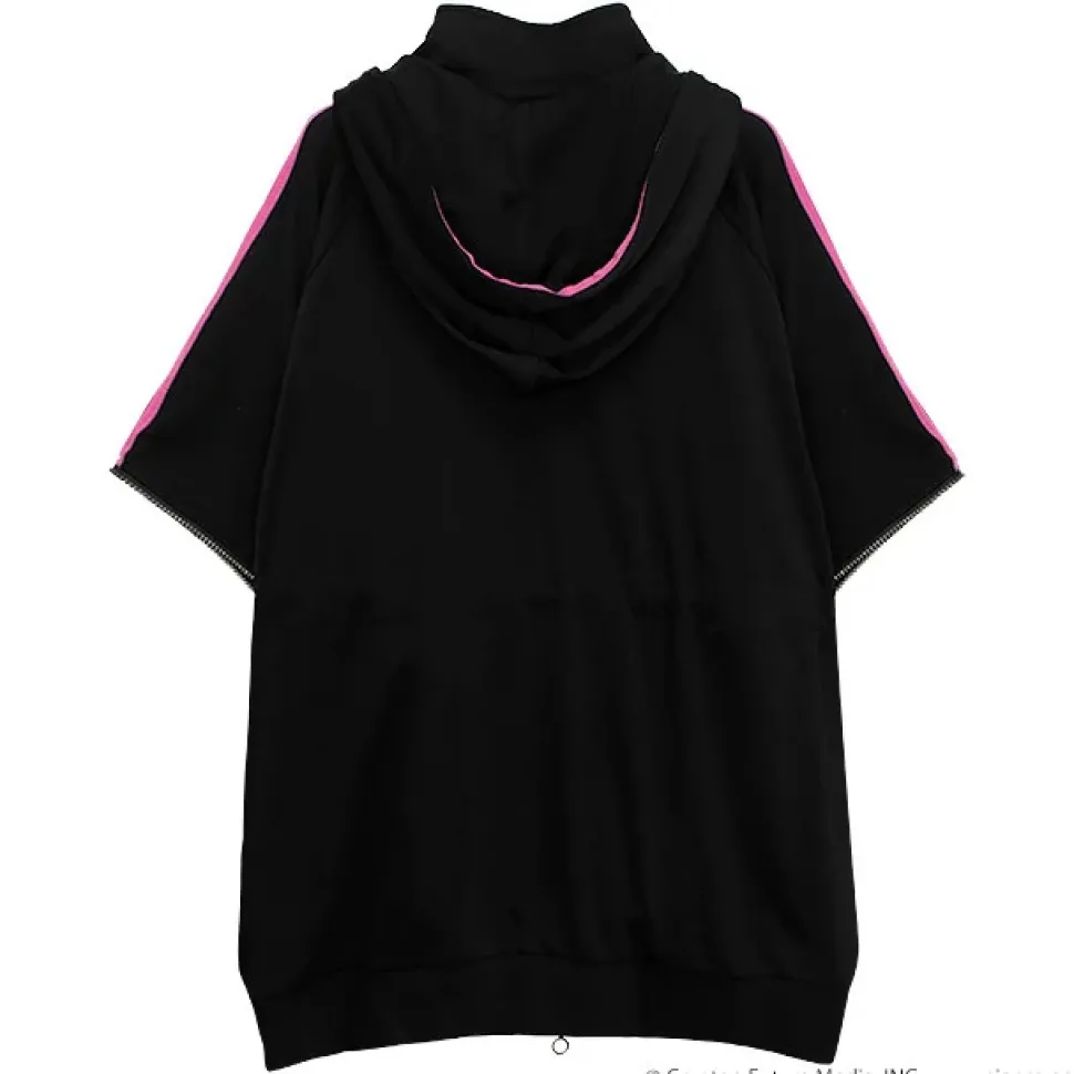 LISTEN FLAVOR Megurine Luka Jersey Hoodie Black