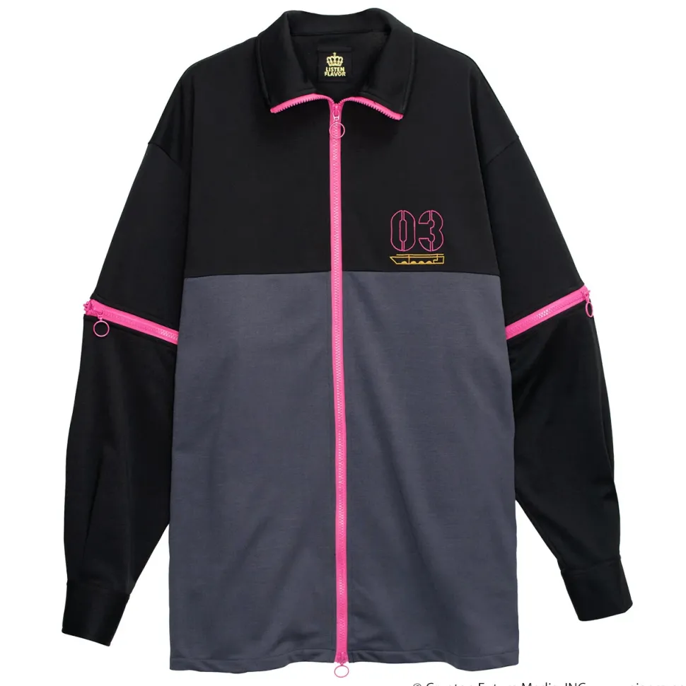 LISTEN FLAVOR Megurine Luka 2-Way Shirt Black