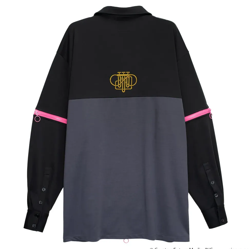 LISTEN FLAVOR Megurine Luka 2-Way Shirt Black