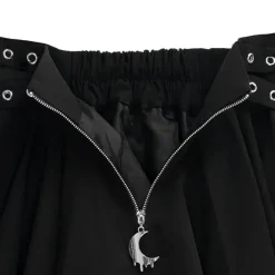 LISTEN FLAVOR Melty Moon Side Belt Skirt