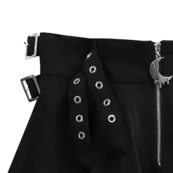 LISTEN FLAVOR Melty Moon Side Belt Skirt