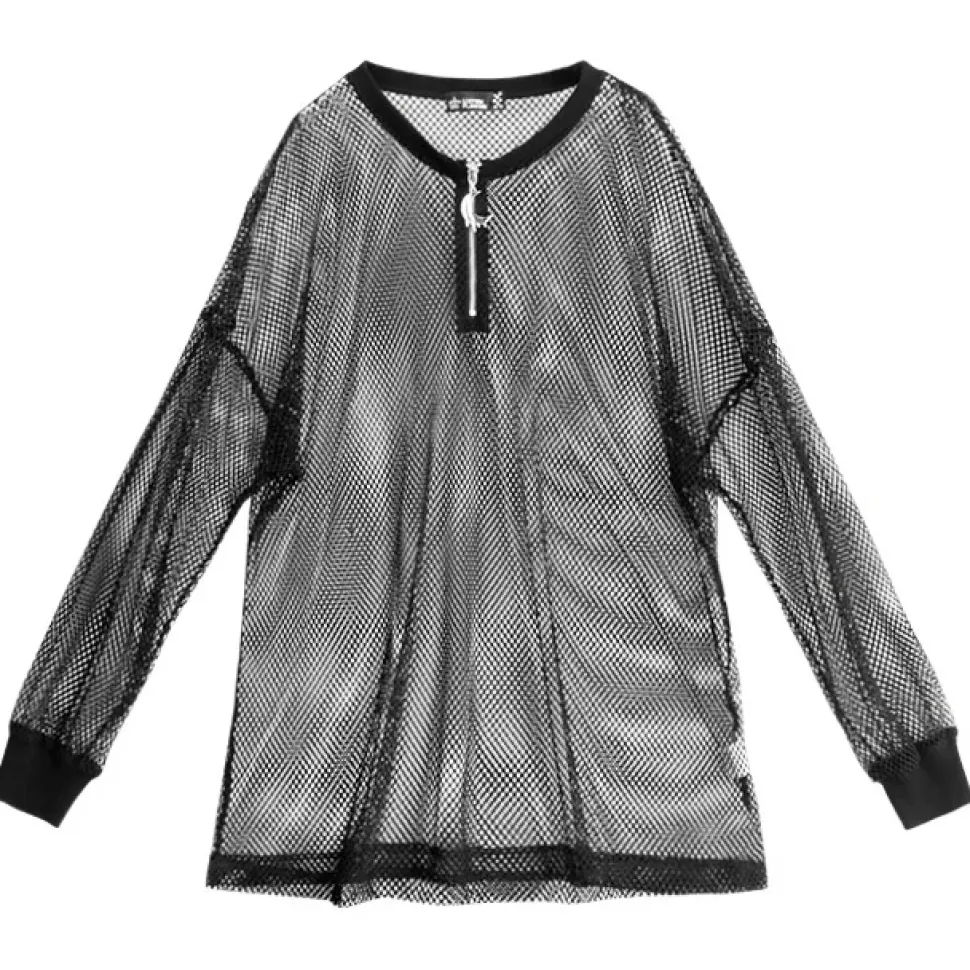 LISTEN FLAVOR Melty Moon Mesh Pullover