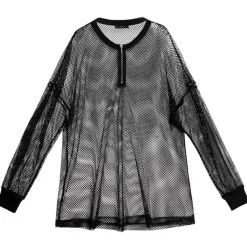 LISTEN FLAVOR Melty Moon Mesh Pullover