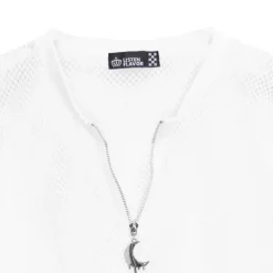 LISTEN FLAVOR Melty Moon Mesh Pullover