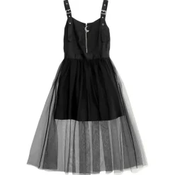 LISTEN FLAVOR Melty Moon Zip Tulle Jumper Skirt