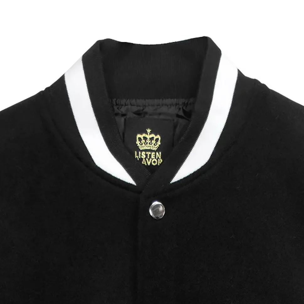 LISTEN FLAVOR Melty Panda Stadium Jacket