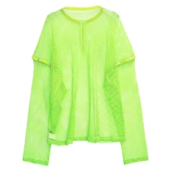 LISTEN FLAVOR Mesh 2-Way Pullover