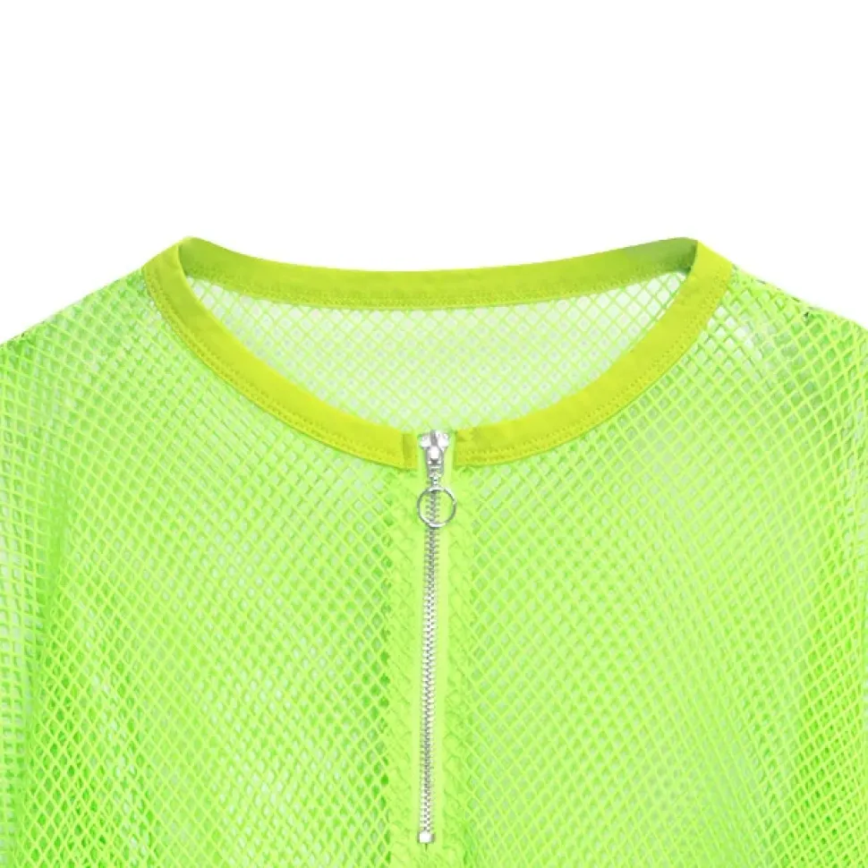 LISTEN FLAVOR Mesh 2-Way Pullover