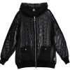 LISTEN FLAVOR Mesh Zip Hoodie