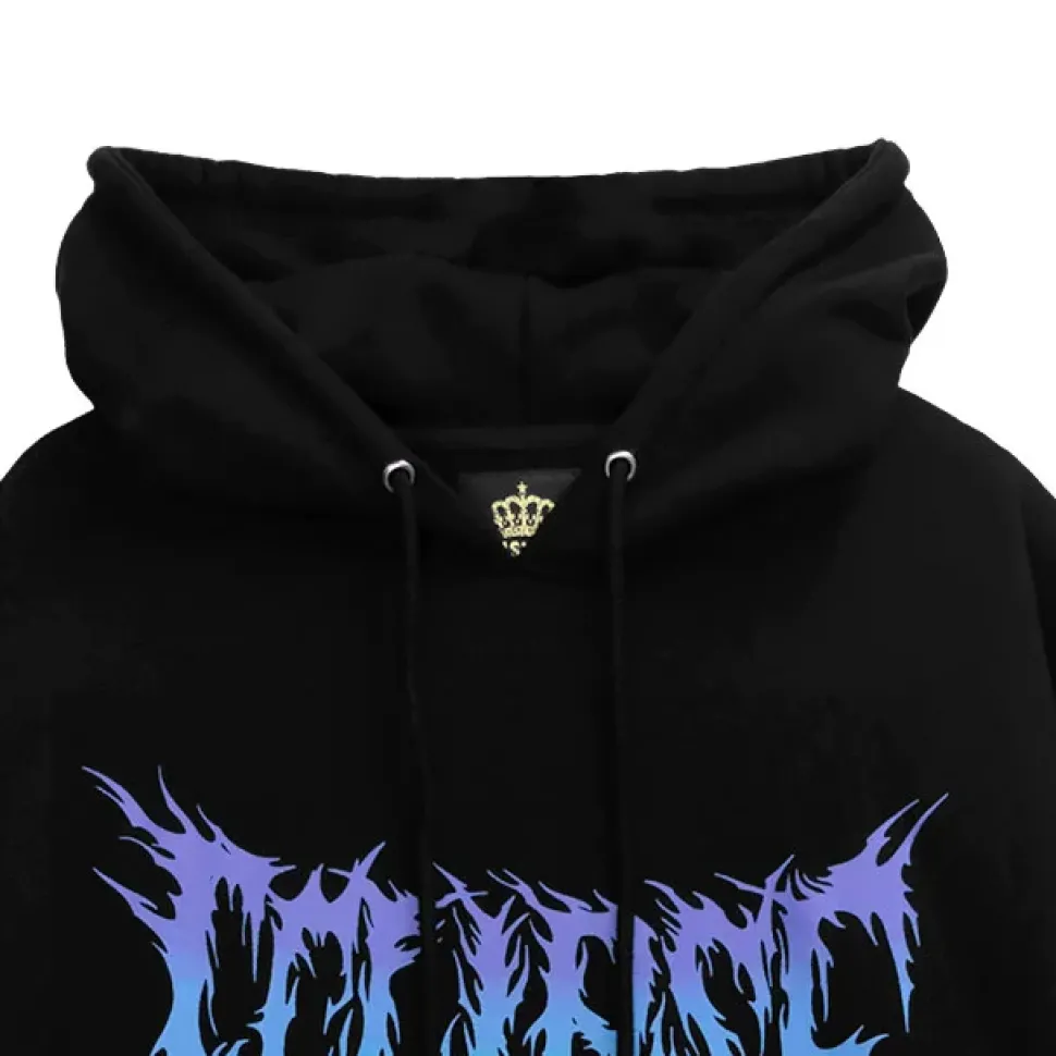 LISTEN FLAVOR Metal Logo Hoodie