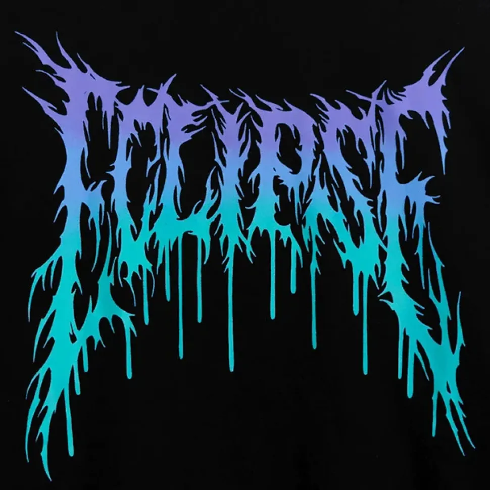 LISTEN FLAVOR Metal Logo Hoodie