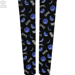 LISTEN FLAVOR Metal Moon Knee-High Socks