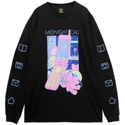 LISTEN FLAVOR Midnight Call Long Sleeve T-Shirt