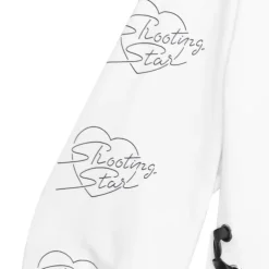 LISTEN FLAVOR Moonlit Night Black Cat Lace-Up Pullover