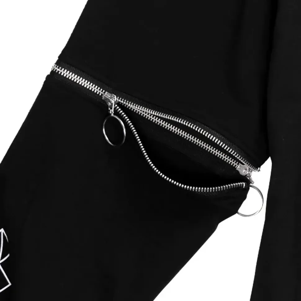 LISTEN FLAVOR Music Game Zip Sleeve 2-Way Hoodie