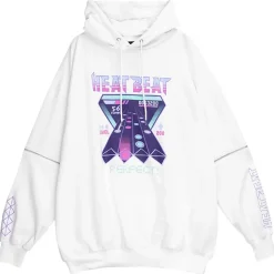 LISTEN FLAVOR Music Game Zip Sleeve 2-Way Hoodie