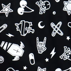 LISTEN FLAVOR Mysterious Pattern Zippered Skirt