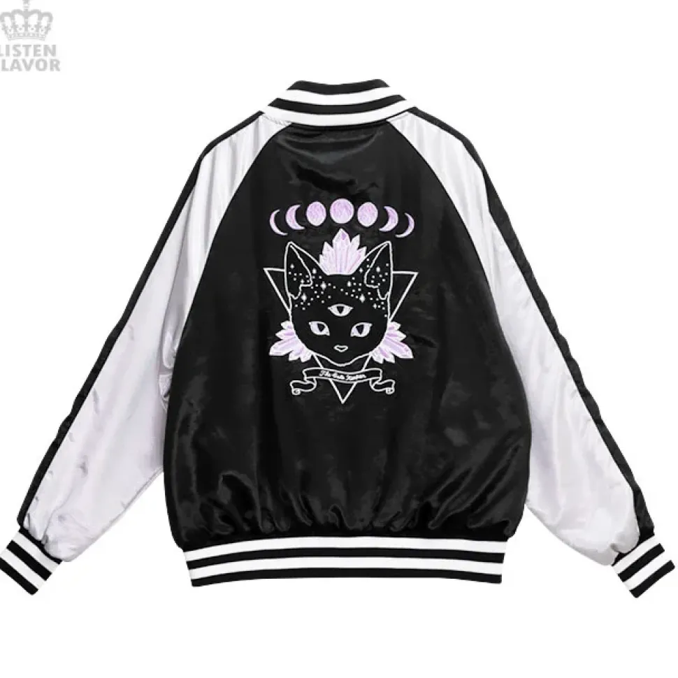 LISTEN FLAVOR Mystery Cat Sukajan Jacket