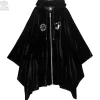 LISTEN FLAVOR Ouija Board Velour Hooded Poncho