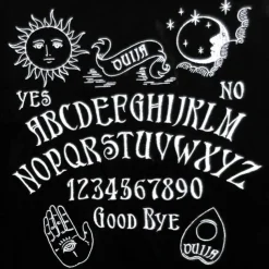 LISTEN FLAVOR Ouija Board Velour Hooded Poncho