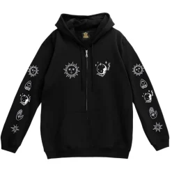 LISTEN FLAVOR Ouija Board Zip Hoodie