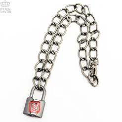 LISTEN FLAVOR Padlock Necklace